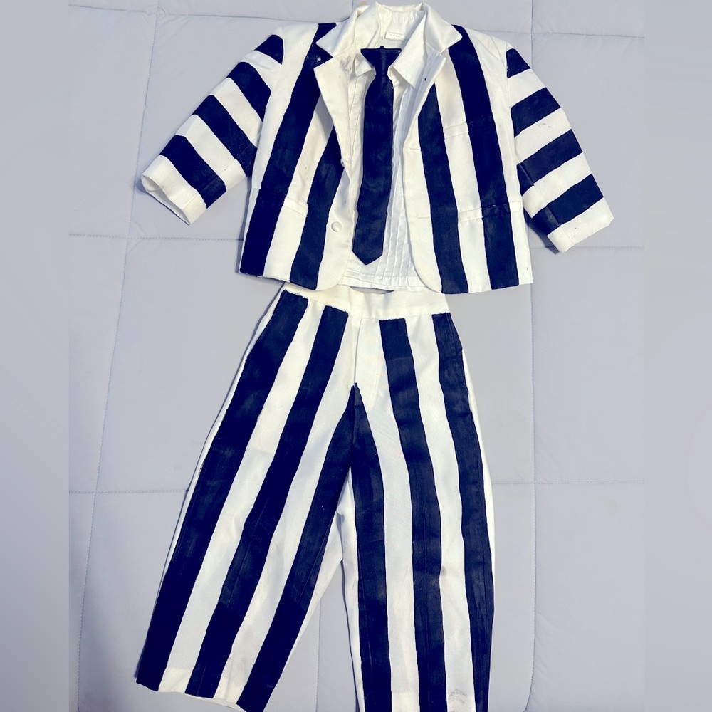 2T handmade BEETLEJUICE costume!